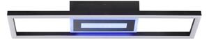 Brilliant-LED RGBW Stm stropní svítidlo BESSON LED/20W/230V 3000-6500K černá+ DO