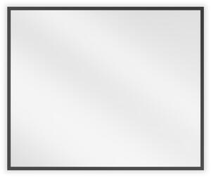 Mexen Loft, obdélníkové koupelnové zrcadlo 60 x 50 cm, barva rámu černá matná, 9852-060-050-000-70