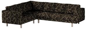 Potah na pohovku IKEA Norsborg rohová 5-místná barva béžová látka pletený vzor, vzorované