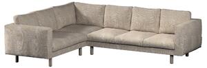 Potah na pohovku IKEA Norsborg rohová 5-místná barva béžová látka pletený vzor, vzorované