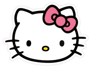 Polštář HELLO KITTY bílá/růžová, 36x26 cm