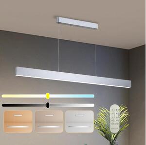BRILAGI-LED Stmívatelný lustr SLEEKLINE SMART LED/40W/230V Wi-Fi Tuya stříbrn+DO