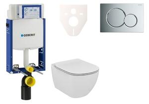 Cenově zvýhodněný závěsný WC set Geberit k zazdění + WC Ideal Standard Tesi 110.302.00.5NE2
