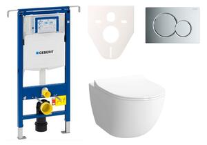 Cenově zvýhodněný závěsný WC set Geberit do lehkých stěn / předstěnová montáž+ WC VitrA VitrA Shift SIKOGES4N2
