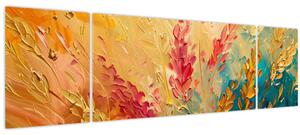 Obraz - Malba pole (170x50 cm)
