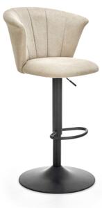 Barová židle H-104, 55x90-112x53, béžová