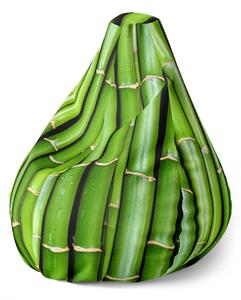 Sablio Sedací vak Pear Bambus - 140 x 100 x 25 cm