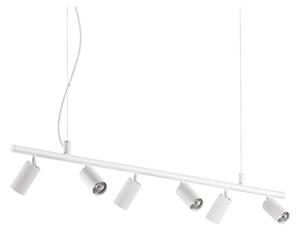 Ideal Lux - LED Lustr na lanku DYNAMITE 6xGU10/7W/230V CRI 90 bílá
