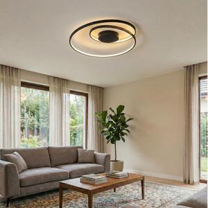 Ideal Lux - LED Stm. stropní svítidlo OZ LED/48W/230V pr. 60 cm CRI 90 černá