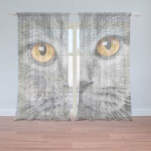 Sablio Záclony Kočičí pohled: 2ks 150x250cm