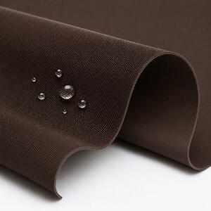 Nepromokavá látka Kodura PVC zátěr 600D, 360 g/m², šíře 150 cm, tmavě hnědá