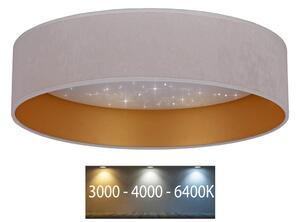 BRILAGI - LED Stropní svítidlo VELVET STAR LED/24W/230V pr. 40 cm krémová/zlatá BG0305