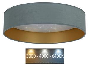 BRILAGI - LED Stropní svítidlo VELVET STAR LED/24W/230V pr. 40 cm mintová/zlatá BG0308