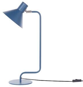 Kovová stolní lampa tmavě modrá RIMAVA