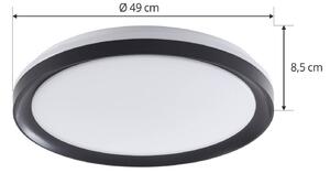 Lindby Smart LED stropní svítidlo Ardena, RGBIC, výška 8,5 cm, Tuya