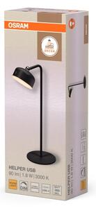 Osram - LED Stmívatelná nabíjecí stolní lampa 3v1 DECOR HELPER LED/1,8W/5V černá