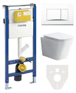 Mereo, WC komplet pro sádrokarton s příslušenstvím, MM02SETRB