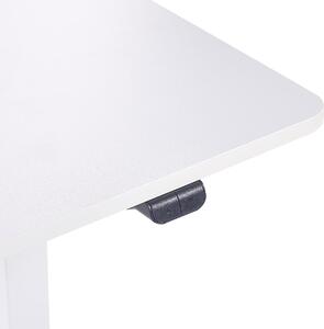 Elektricky nastavitelný psací stůl 120 x 60 cm bílý GRIFTON