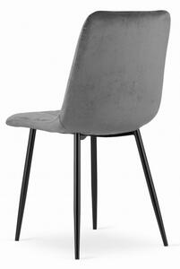 Set jídelních židlí LAVA šedé (4ks)