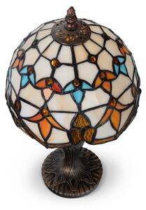 Brilagi - Tiffany vitrážová stolní lampa MIRABELLA 1xE27/60W/230V