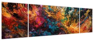Obraz - Barevná abstrakce II. (170x50 cm)