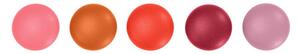 Vitra Magnety Magnet Dots, set 5 ks, red