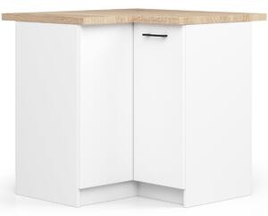 Akord Kuchyňská rohová skříňka Olivie S 90 cm bílá