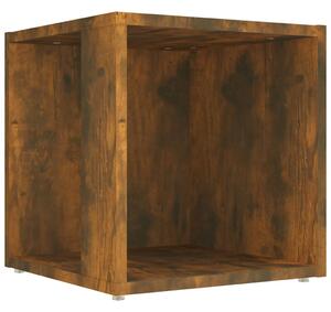 Odkládací stolek kouřový dub 33 x 33 x 34,5 cm kompozitní dřevo