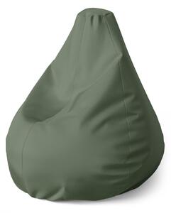 Sablio Sedací vak Pear Vojenská zelená 2 - 70 x 70 x 95 cm