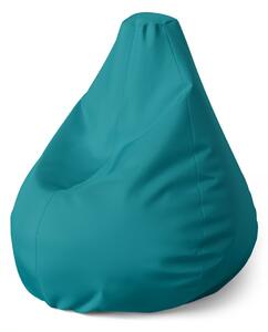 Sablio Sedací vak Pear Zelenomodrá - 140 x 100 x 25 cm