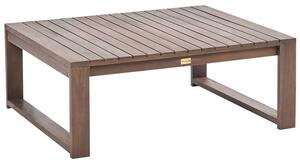 Zahradní konferenční stolek z certifikovaného akátového dřeva 90 x 75 cm tmavý TIMOR II