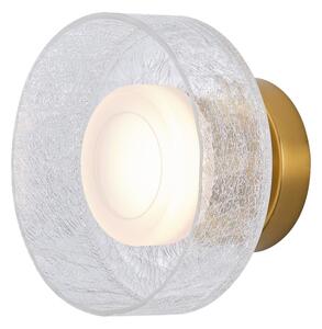 LED Nástěnné svítidlo NIMBUS LED/8W/230V 3000K zlatá/čirá