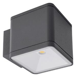 Redo 9069 nástěnné LED svítidlo Beta tmavě šedé, 6W, 3000K, 9cm