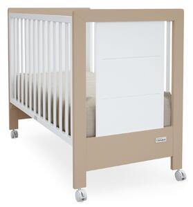 Dětská postýlka Trama INOVA White/Tola 60 x 120 cm (s možností intalace k rodičovské posteli)