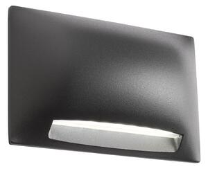 Redo 90123 nástěnné LED svítidlo Slot tmavě šedé, 5W, 3000K, 13,5cm