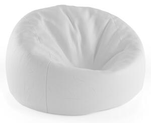 Sablio Sedací vak Cocoon Bílá - 75 x 45 x 35 cm