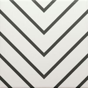 Dlažba Ribesalbes Echo černobílá 20x20 cm mat ECHO20