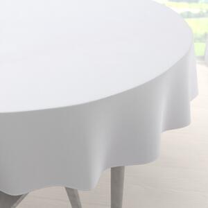 Biante Teflonový kulatý ubrus TF-068 Bílý bez vzoru Ø 40 cm