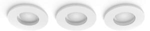 Zapuštěné svítidlo 3x GU10 2200–6500K biela IP44 Philips HUE White Ambiance Adore 8721103073020 balení 3 ks