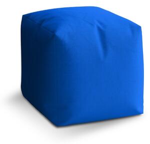Sablio Taburet Cube Královská modrá: 40x40x40 cm