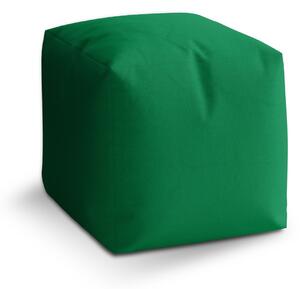Sablio Taburet Cube Bledě zelená: 40x40x40 cm