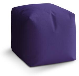 Sablio Taburet Cube Purpurová: 40x40x40 cm