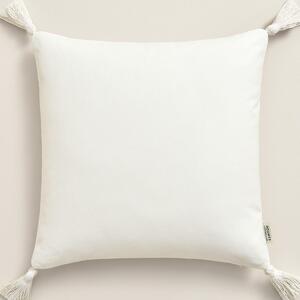 Room99 Dekorační povlak na polštář s třásněmi Soul Bavlna Barva: Bílá, Velikost: 30 x 50 cm