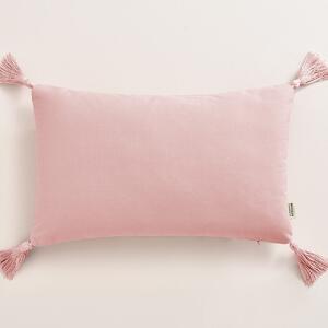 Room99 Dekorační povlak na polštář s třásněmi Soul Bavlna Barva: Růžová, Velikost: 40 x 40 cm