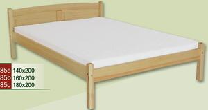 Manželská postel CLASSIC 85 z masivu borovice
