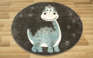 Dětský koberec Lima C881A šedý/modrý