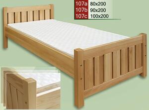 Dřevěná postel CLASSIC 107 z masivu buk