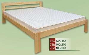 Manželská postel CLASSIC 73 z masivu borovice
