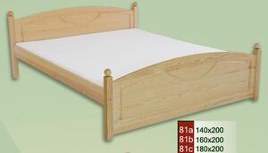 Manželská postel CLASSIC 81 z masivu borovice
