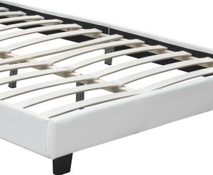 FurniGO Čalouněná postel Verona 120 x 200 cm - bílá